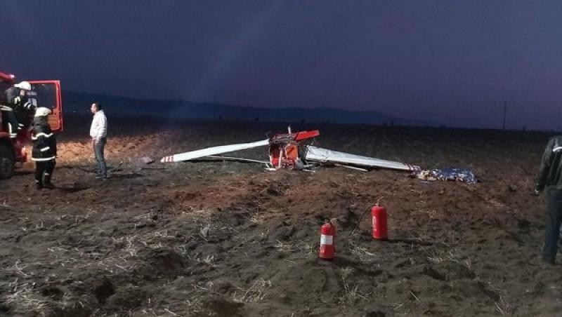 Un avion s-a prăbușit în zona localității Șiria