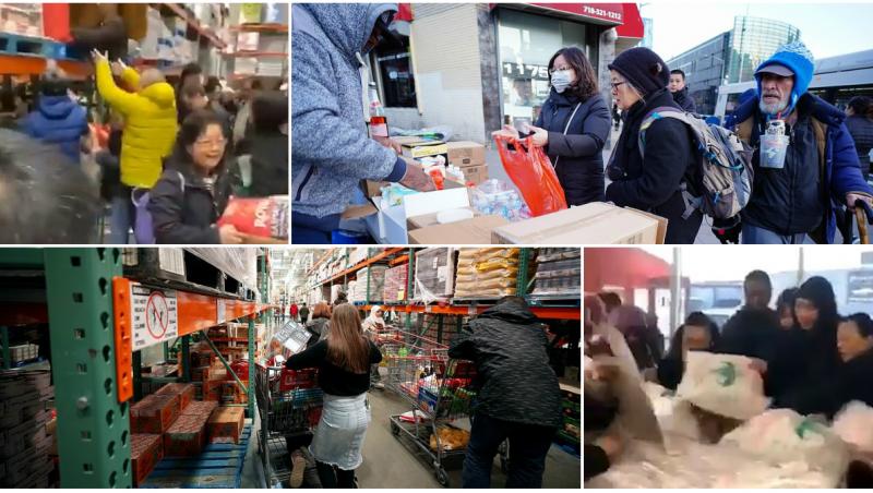 „Apocalipsa coronavirusului” a ajuns în New York. Oamenii se calcă în picioare în magazine, de teama carantinei