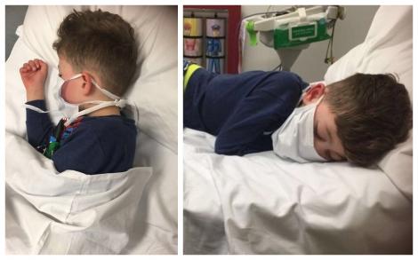 „Mami, eu o să mor?”. Un băiețel de cinci ani se luptă cu coronavirusul! Mama lui, mesaj disperat! „COVID-19 nu este o glumă! Mi-a adus copilul aproape de moarte!” - FOTO