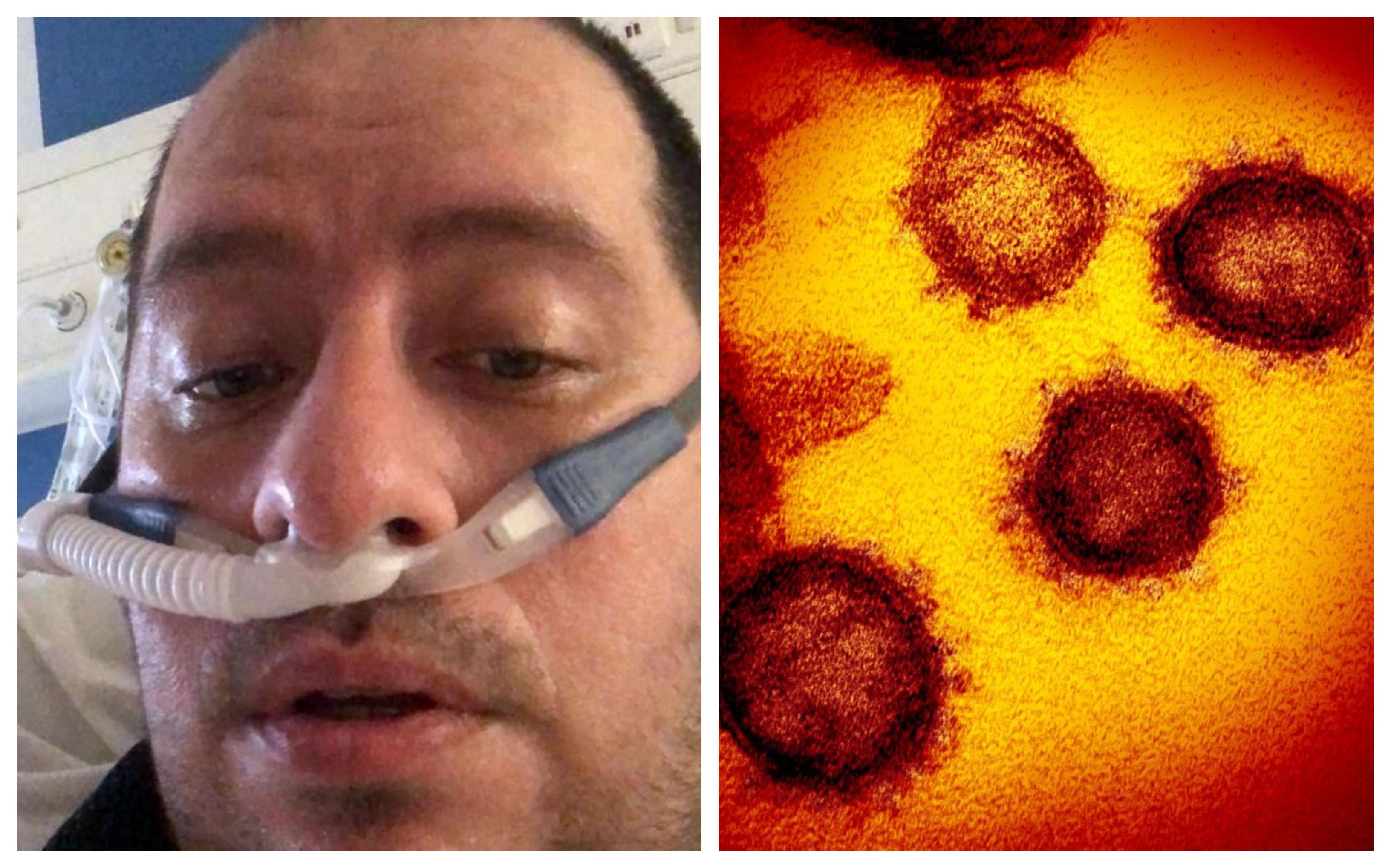 &bdquo;Plăm&acirc;nii mei cedează! Mă vor conecta la un aparat de ventilație&rdquo;. Un tată infectat cu COVID-19, mesaj de adio, de la terapie intensivă!