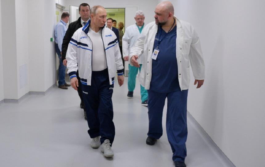 Putin se adresează miercuri ruşilor, &icirc;ntr-un discurs privind noul coronavirus, la o zi după ce a vizitat un spital la Moscova &icirc;n care sunt internaţi bolnavi de covid-19
