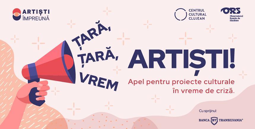 Artişti &Icirc;mpreună, &icirc;n luptă cu pandemia - Mesaje de informare şi de mobilizare, transpuse &icirc;n lucrări şi proiecte