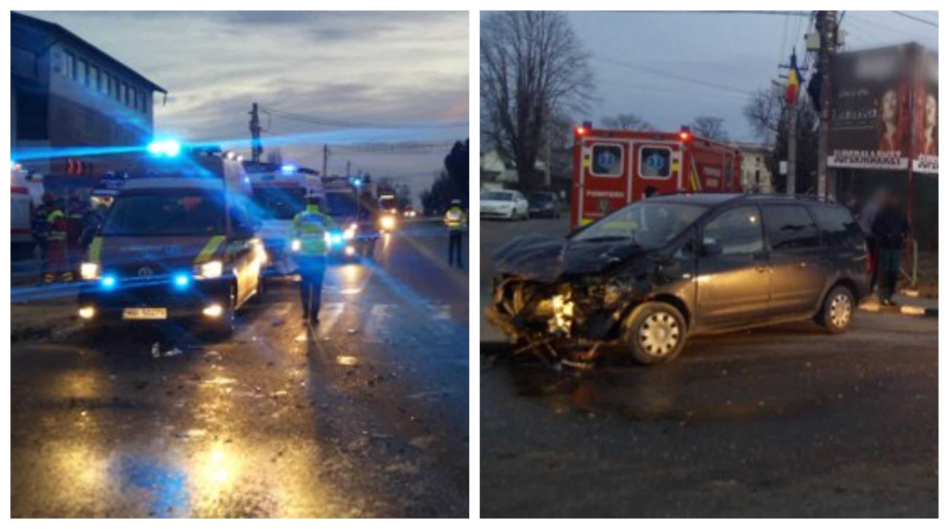 Ambulanță cu pacienți, &icirc;ntr-un accident &icirc;nfiorător, &icirc;n Prahova! Un bărbat a murit! Atenție, imagini tulburătoare! Foto