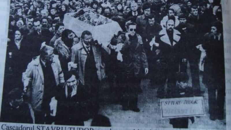 Imagine de la înmormântarea lui Stavru