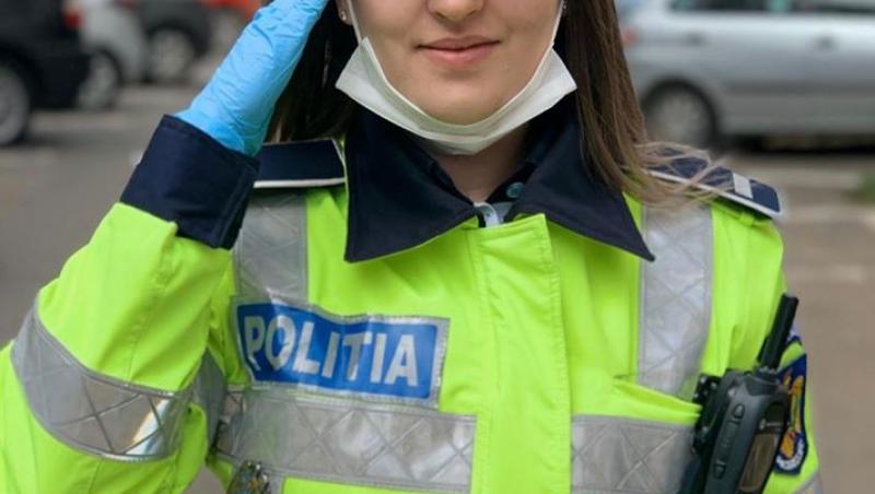 Polițista Andreea, cea care a reușit să emoționeze o țara întreagă