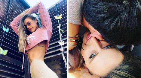 Interzis minorilor! Iubita lui Dani Oțil, poze sexy din dormitor! Fotomodelul a pus tot internetul pe jar