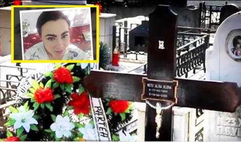 Părinții Alinei, fata de 27 de ani ucisă de COVID-19, i-au privit sicriul sigilat de la balcon și și-au luat adio! „Mamă, eu am să mor”