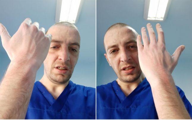 Medic rom&acirc;n aflat &icirc;n prima linie &icirc;n lupta cu COVID-19: &bdquo;Totul pare cu bune şi frumoase, dar nu e aşa! Vă implor, &icirc;nţelegeţi! Priviți ce am pățit eu!&rdquo; - FOTO