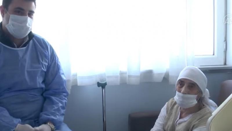Ea este femeia care a învins coronavirusul la 107 ani. Bătrâna, externată în aplauzele medicilor: ”Șansele erau foarte mici, dar a reușit!”