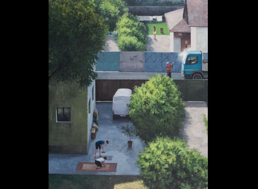 Tabloul &bdquo;Holy Week&rdquo; al lui Şerban Savu, estimat la 30.000 de euro, &icirc;ntre lucrările din Licitaţia de Artă Postbelică şi Contemporană a Artmark