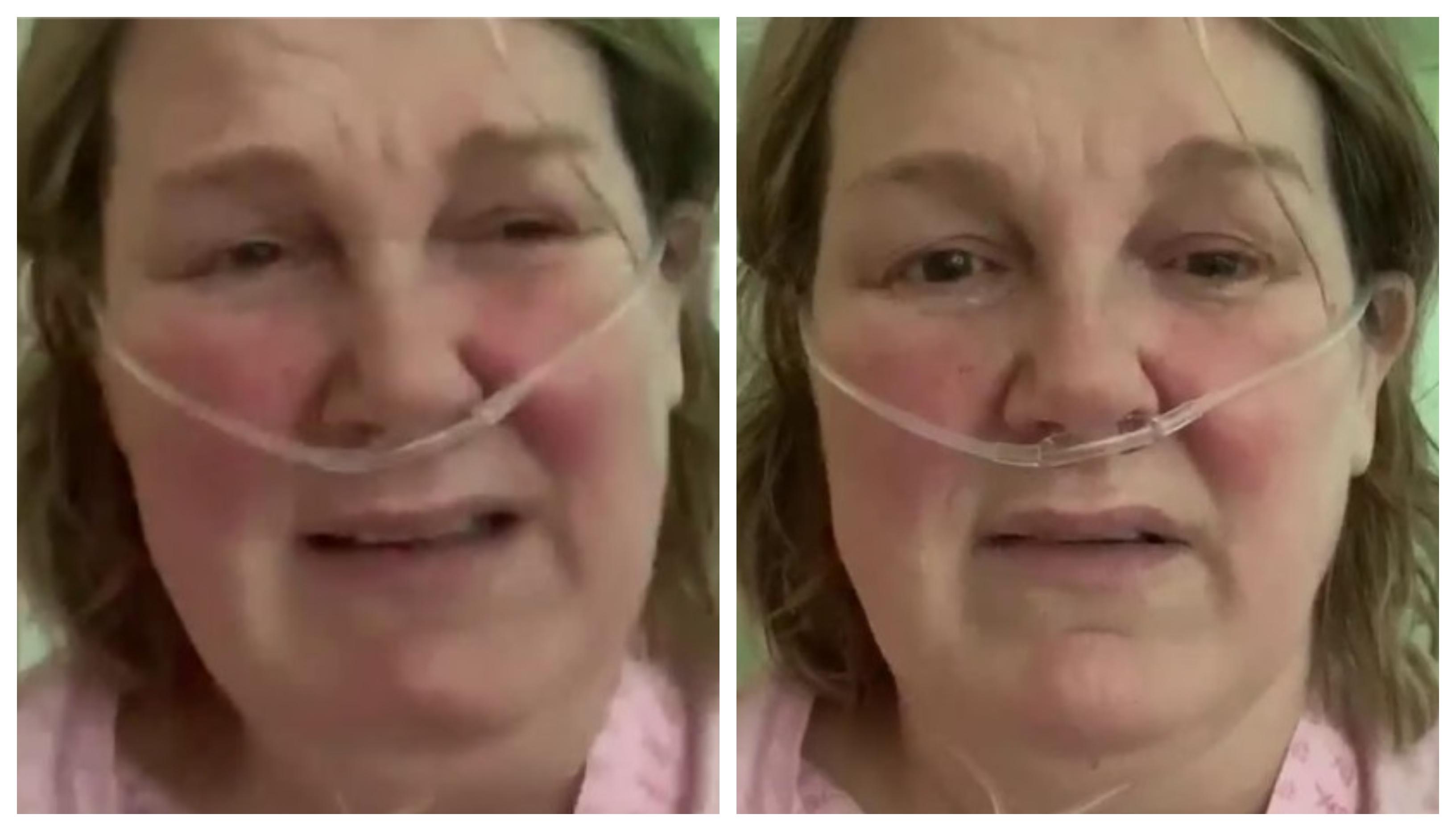 &bdquo;Vă rog, vă implor! Mi-am zis că dacă s-ar oferi cineva să mă omoare, aș accepta! Nu mi-am spălat părul de două săptăm&acirc;ni. Nu pot!&rdquo;. O femeie cu COVID-19, mesaj &icirc;n lacrimi, din spital! VIDEO