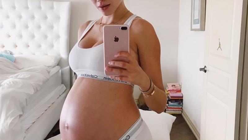 Valeria Lipovetsky, însărcinată.