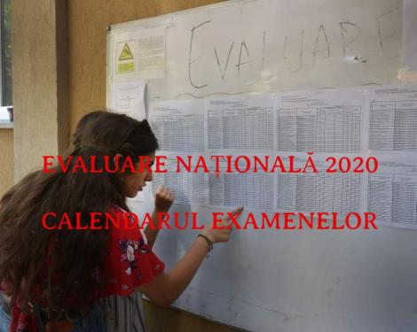 Calendar Evaluarea Națională 2020. Când au loc examenele și cum se vor organiza acestea