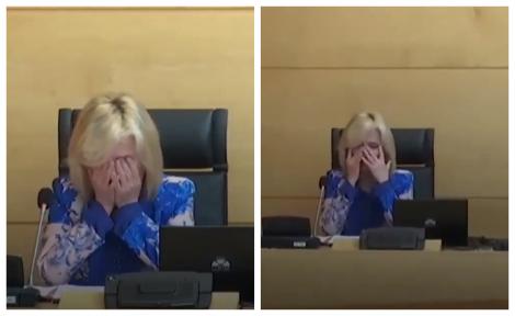 A izbucnit în plâns, în timpul conferinței de presă! Un medic nu și-a mai putut stăpâni lacrimile, în Spania! A fost încurajată cu aplauze! VIDEO
