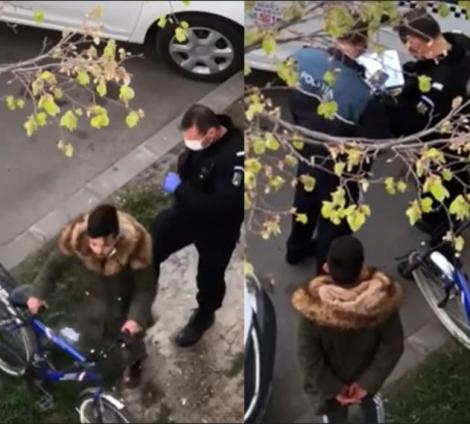 Incident în Brăila, în plină zi: Un jandarm filmat în timp ce lovește un copil, după ce a fost legitimat (VIDEO)