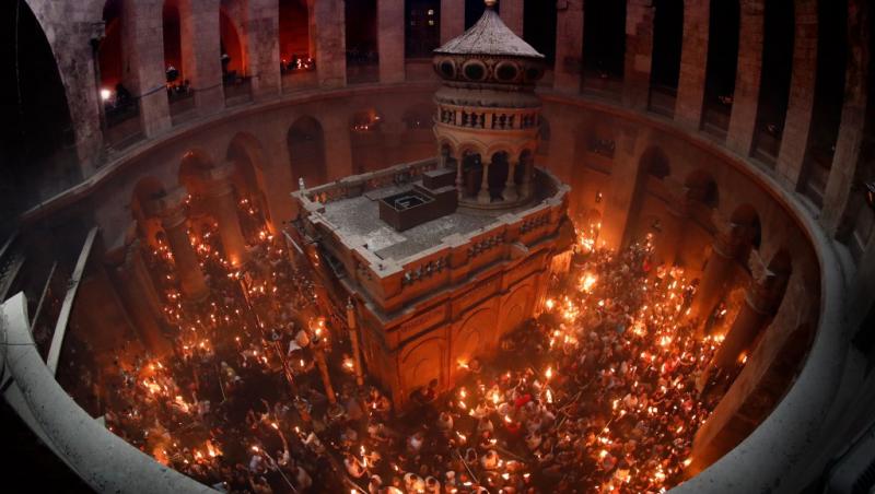 Ce țări participă la ceremonia aprinderii Focului Sfânt de la Ierusalim