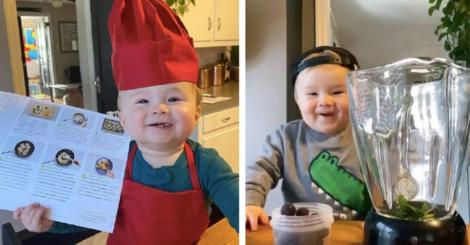 Cel mai mic Chef din lume are doar un an! Ce rețete pregătește puștiul