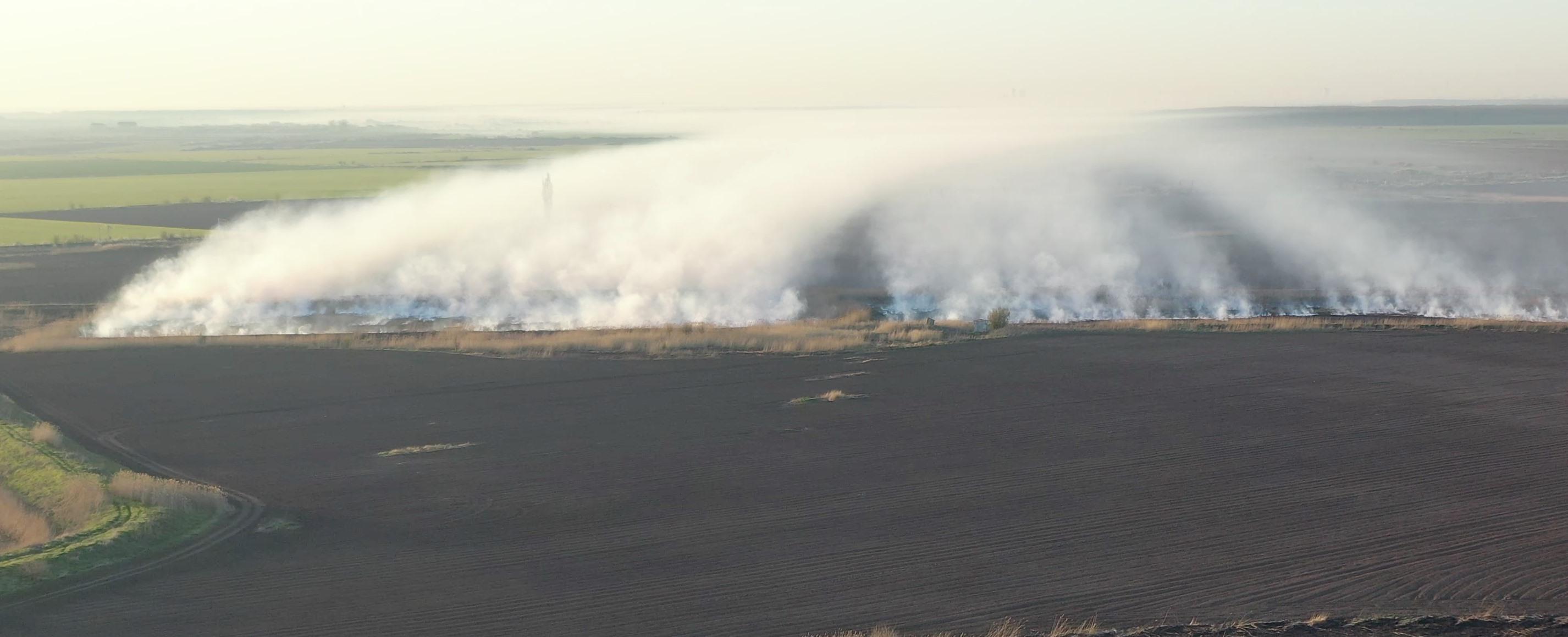 Așa arată incendiul care a provocat poluarea din Capitală. Mii de oameni s-au pl&acirc;ns de aerul irespirabil&nbsp;