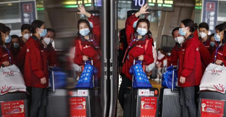 Euforie &icirc;n &rdquo;leagănul&rdquo; covid-19 după ridicarea carantinei de două luni şi jumătate la Wuhan