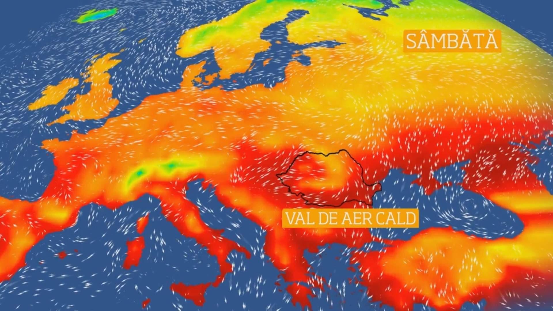 ANM a emis prognoza meteo p&acirc;nă &icirc;n iunie. 30 de grade &icirc;n primul weekend de relaxare. Ploi, furtuni și răcire a vremii după 18 mai