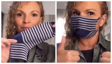 Cel mai simplu mod în care poți face o mască de protecție acasă, cât ai clipi, fără să fie nevoie să o coși! VIDEO
