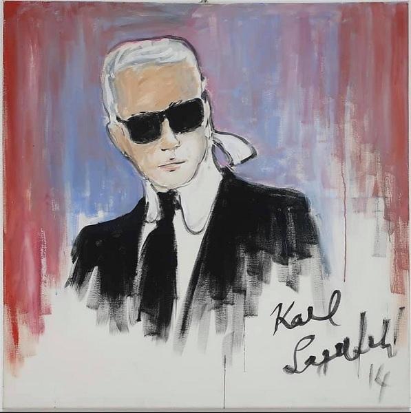 V&acirc;nzarea unui autoportret de Karl Lagerfeld a stabilit un record mondial &icirc;n licitaţie