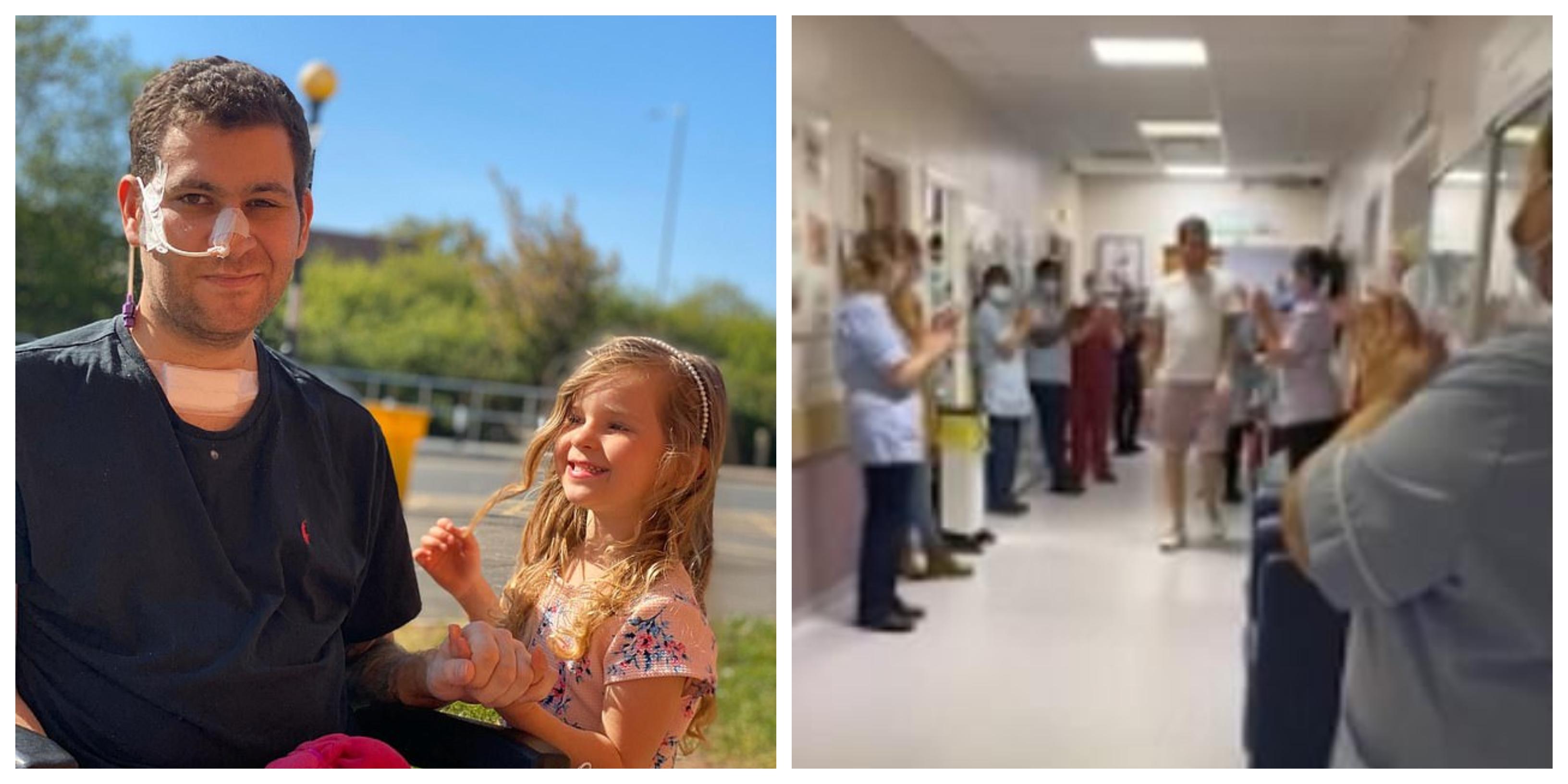 &rdquo;Recuperarea lui e un miracol!&rdquo; Un tată a &icirc;nvins coronavirusul, două pneumonii, un sepsis și două infarcturi. Bărbatul a fost externat chiar &icirc;nainte de ziua fiului său