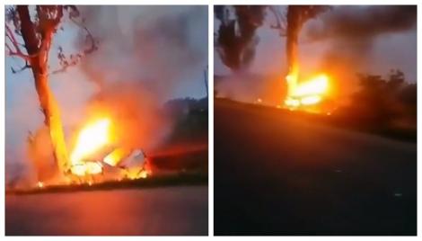 Doi polițiști din Brăila au murit arși de vii, într-un accident! Autospeciala lor a luat foc! „Băi, ăștia sunt băieții noștri!” Atenție, imagini ce vă pot afecta emoțional! VIDEO