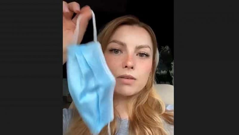 Elena Gheorghe, probleme cu tenul din cauza măștii de protecție