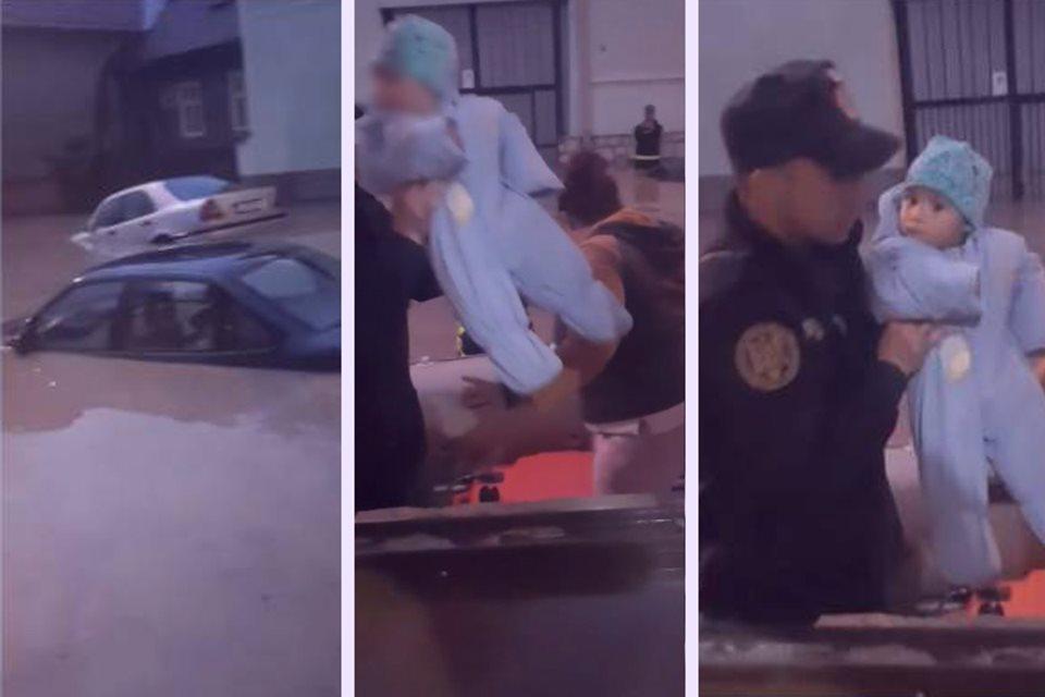 Bebeluș salvat &icirc;n ultima clipă, pe geamul casei inundate. Pompierii, aproape &icirc;n lacrimi. Imagini apocaliptice din Aiud, Alba - Video