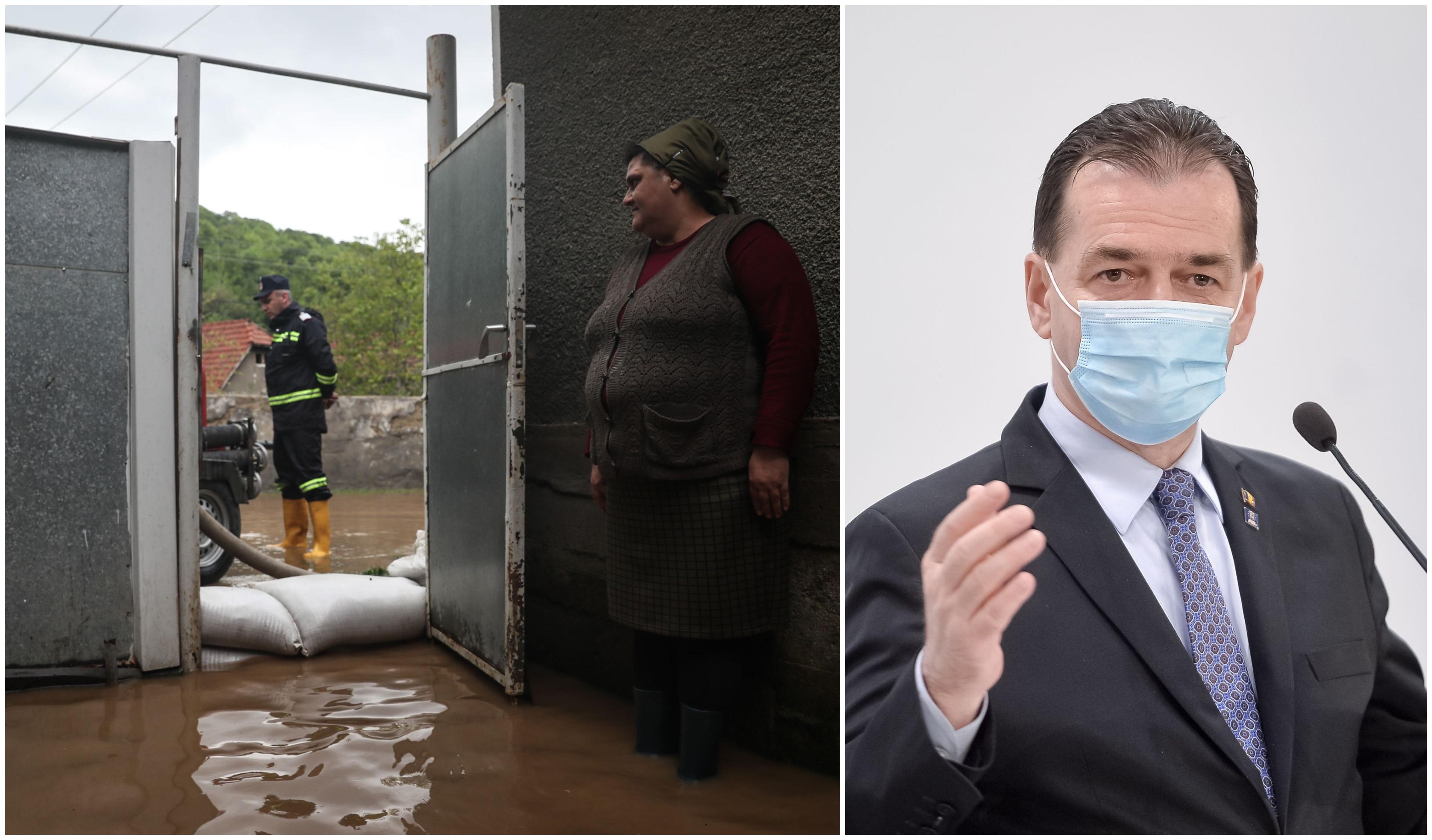 Atenție! Rom&acirc;nii care locuiesc &icirc;n aceste zone sunt &icirc;n pericol mare de inundații! Ludovic Orban a anunțat oficial care sunt zonele cu riscuri ridicate