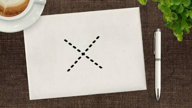 Modul în care desenezi litera „X” arată totul despre tine