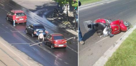 Accidente în lanț în București, după ce străzile au fost spălate cu o ”substanță alunecoasă”. Șoferii, avertismente pe internet: ”Mare atenție în această zonă!”