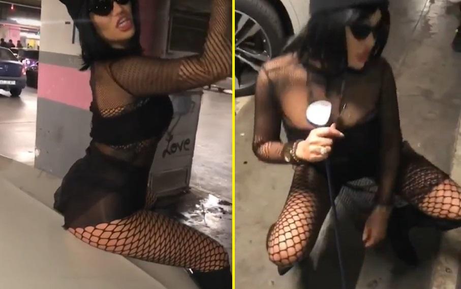 Interzis minorilor! Margherita, filmată c&acirc;nd se dezlănțuie fără inhibiții &icirc;ntr-un loc public | VIDEO