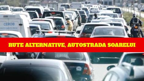 Atenție, acestea sunt rutele alternative dacă te întorci de la mare, din minivacanță! Autostrada A2-București blochează sute de mașini