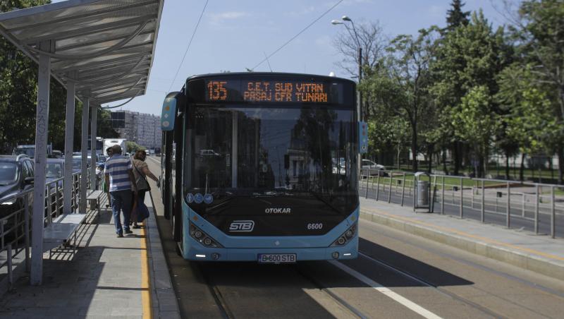 Bandă unică pentru tramvaie şi autobuze în Capitală