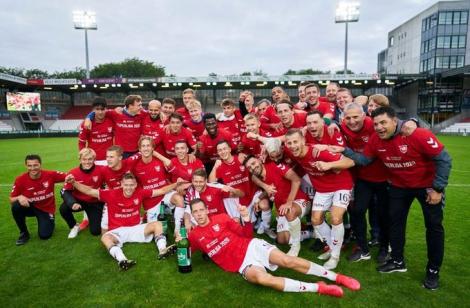 Vejle, echipa antrenată de Constantin Gâlcă, a promovat în prima ligă daneză