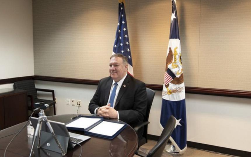 Pompeo: Statele Unite vor restricţiona vizele pentru companii chineze precum Huawei, care sunt acuzate că facilitează &icirc;ncălcarea drepturilor omului