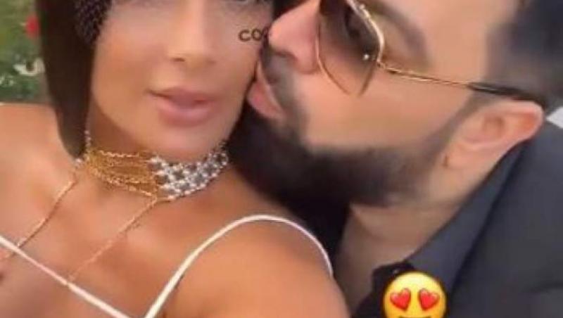 Florin Salam și Roxana Dobre, sărut pătimaș în văzul tuturor! Cei doi s-au lăsat duși de val în public | Foto