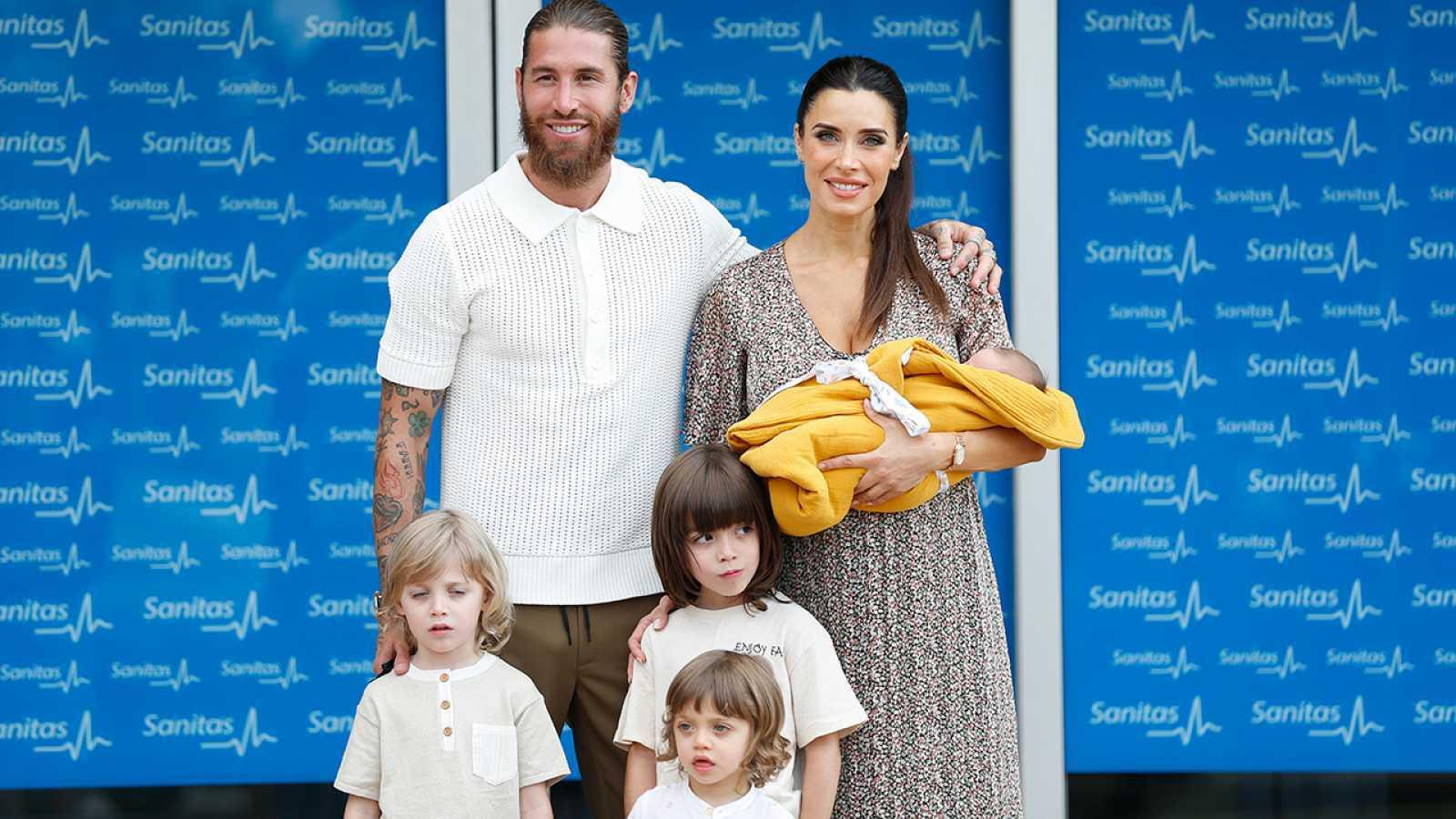 Sergio Ramos şi Pilar Rubio, părinţi pentru a patra oară. Ei au tot un băieţel, Maximo Adriano
