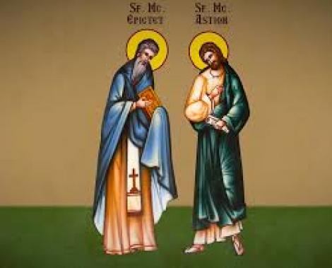Calendar ortodox, 8 iulie. Sf. Epictet și Astion, viața și faptele lor de credință