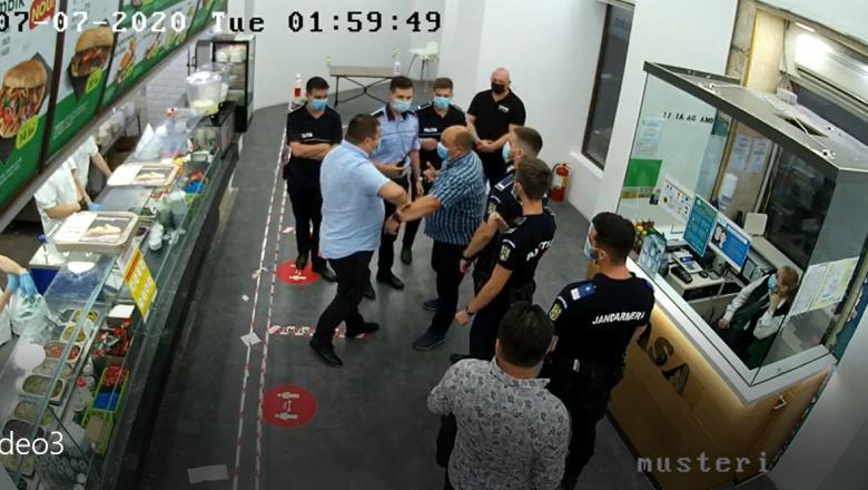 Primele imagini cu scandalul de la șaormerie. Deputații s-au distrat pe seama polițiștilor: "I-auzi,  Irinel, cică să-ți pui masca. Băi panaramă!"