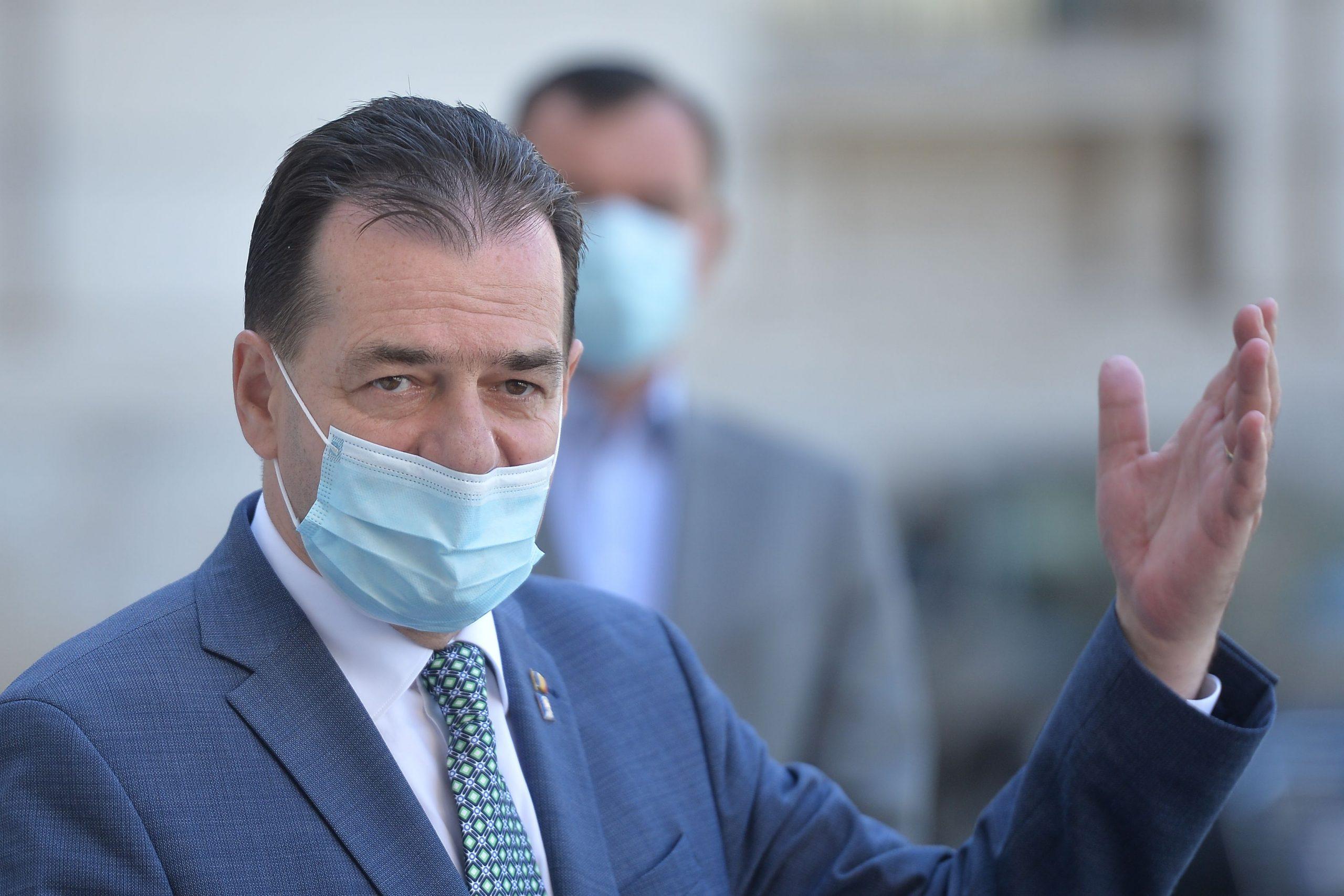 Starea de alertă va fi prelungită, dacă nu se reduce numărul de cazuri de Covid. Declarații de ultim moment ale premierului Orban