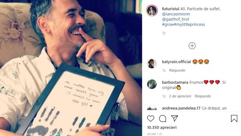 Răzvan Simion a făcut senzație pe Instagram cu un mesaj emoționant