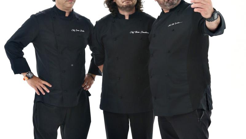 Cei trei chefi se pregătesc pentru sezonul 8 „Chefi la cuțite”