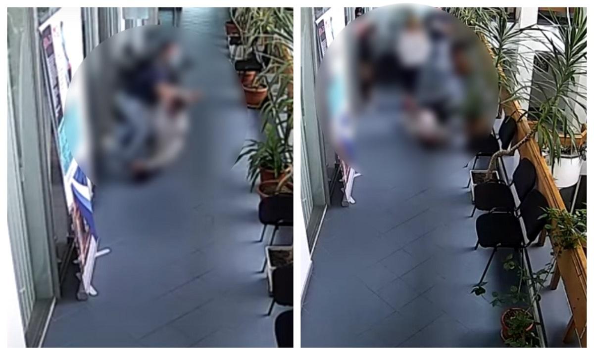 Bătaie, &icirc;n sediul Primăriei Focșani! Un liberal și un social-democrat s-au tăvălit pe jos! Video