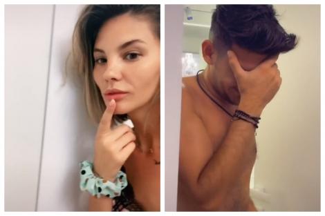 „Să-mi ***! Ramona Olaru și-a speriat iubitul, în baie! „I-a zburat un ochi de panică” - VIDEO