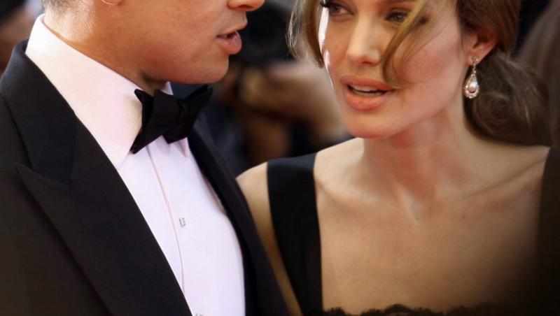 Brad Pitt s-a afișat cu noua iubită, la mai bine de un an de la divorțul de Angelina Jolie