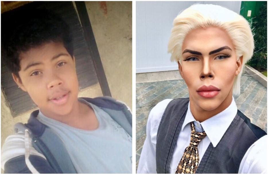 Băiatul care petrece peste patru ore pe zi ca să se transforme &icirc;n Ken. Cum &icirc;și schimbă complet &icirc;nfățișarea