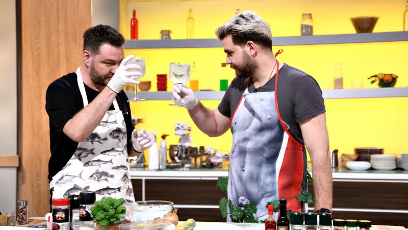 Alexandru Abagiu și Radu Vlăduț la „Chefi la cuțite”